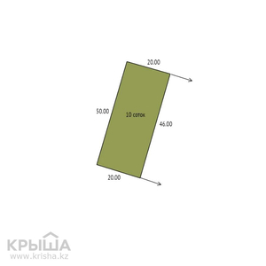 3-комнатный дом, 84.4 м², 10 сот., Абая