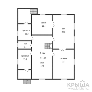 6-комнатный дом, 561 м², 10.4 сот., Рудненская — Соколовская