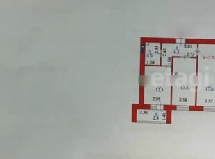 2-комн. квартира , 56.6м² , 4/12 этаж