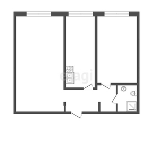 2-комн. квартира , 80.7м² , 12/20 этаж