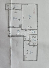 Продажа 2-комнатной квартиры, 62 м, Толе би, дом 59