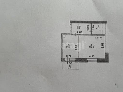 2-комн. квартира , 35м² , 5/9 этаж