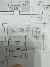 1-комн. квартира , 37.95м² , 11/12 этаж