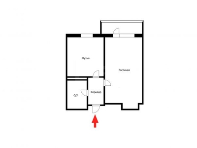 1-комн. квартира , 34м² , 15/19 этаж