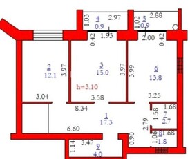 4 комнатная квартира, мкр. Алтын орда, мкр.Батыс-2 участок 351 — Напротив Авто Цона