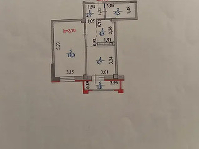 Продажа 1-комнатной квартиры, 45 м, Байсеитовой, дом 10