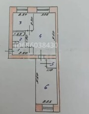 2-комн. квартира , 42.9м² , 4/5 этаж