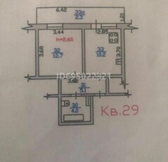 1 комнатная квартира, мкр Аксай-3 10 — Толе-Би , Момышулы