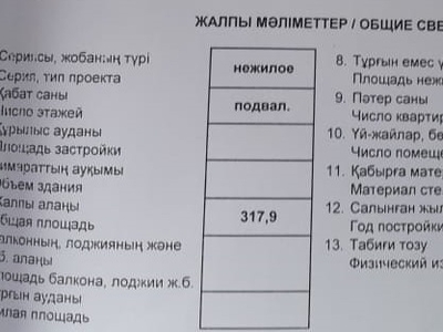 Помещение свободного назначения 318 кв.м.