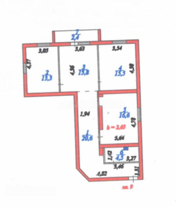 Продажа 3-комнатной квартиры, 90 м, Женис, дом 75/2