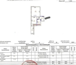 1-комн. квартира , 43.3м² , 8/17 этаж