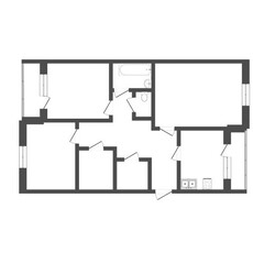 3-комн. квартира , 102м² , 6/6 этаж