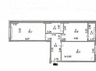 Продажа 2-комнатной квартиры, 72 м, Е 36 улица, дом 5