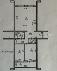 Продажа 3-комнатной квартиры, 85 м, Радостовца, дом 158 - Бабаева